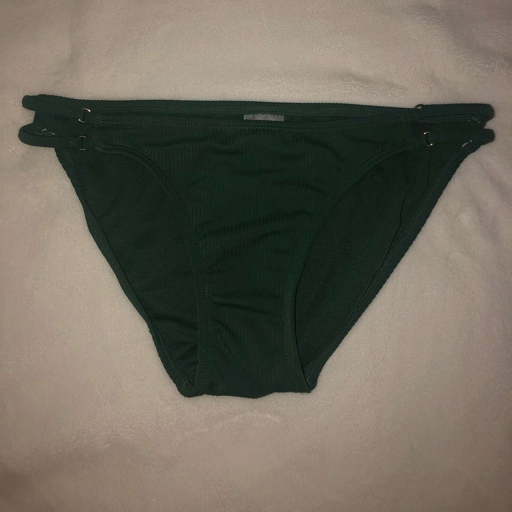 xhilaration green ribbed bikini bottoms